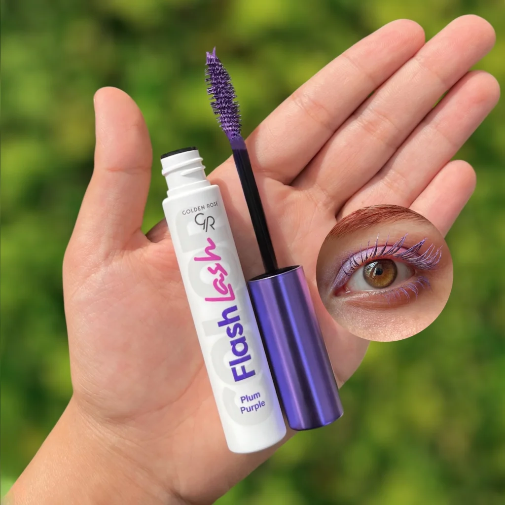 ریمل رنگی بنفش گلدن رز Golden Rose مدل فلش لش Flash Lash کد 07 (اصل)