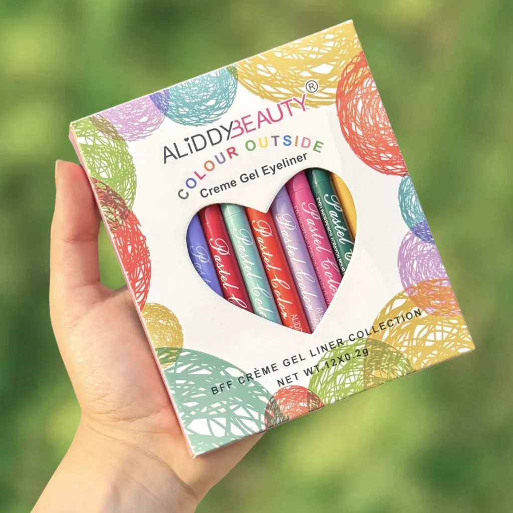 پک ۱۲ رنگ خط چشم مدادی پیچی الیدی بیوتی ALIDDY BEAUTY