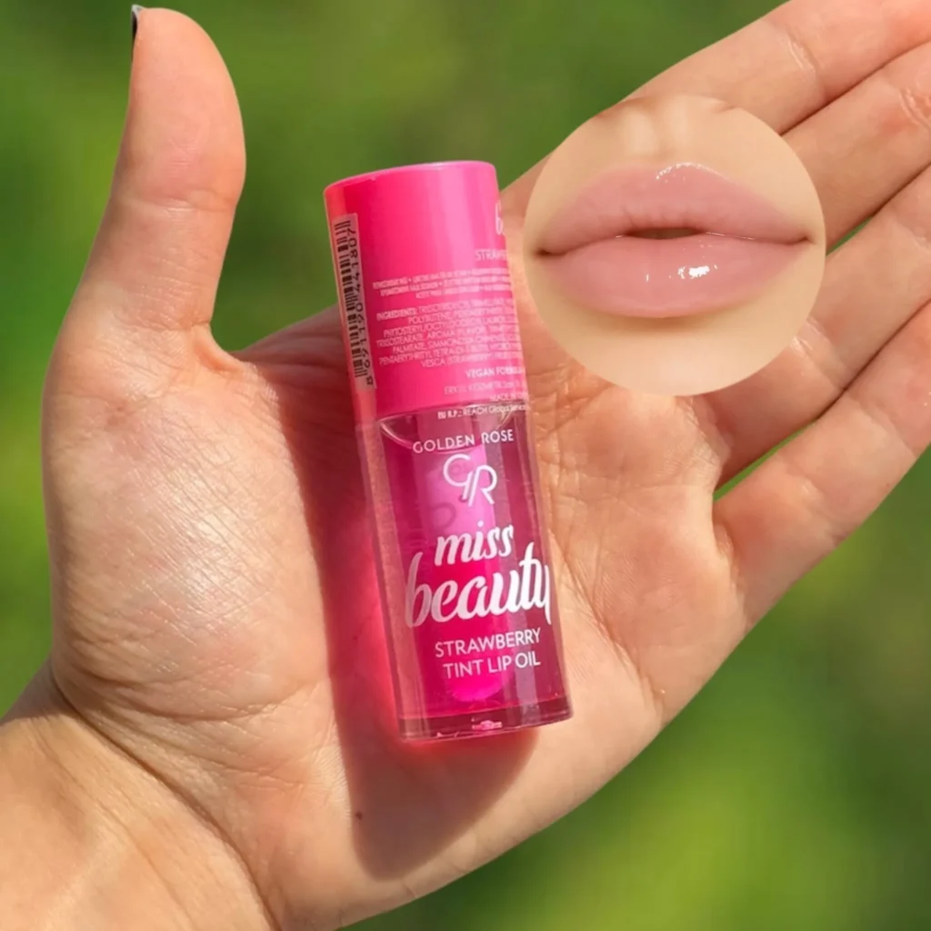 روغن‌ لب توت فرنگی Strawberry گلدن‌ رز Golden Rose مدل ميس‌ بيوتى Miss Beauty (اصل)