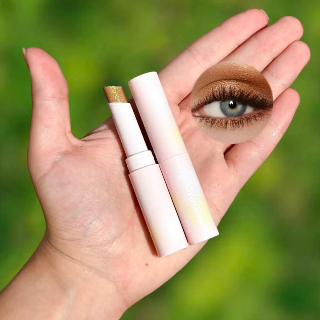 سايه استيكى شاين ژله‌ اى طلایی Fuchsia Fun هدى موجی HUDAMOJI