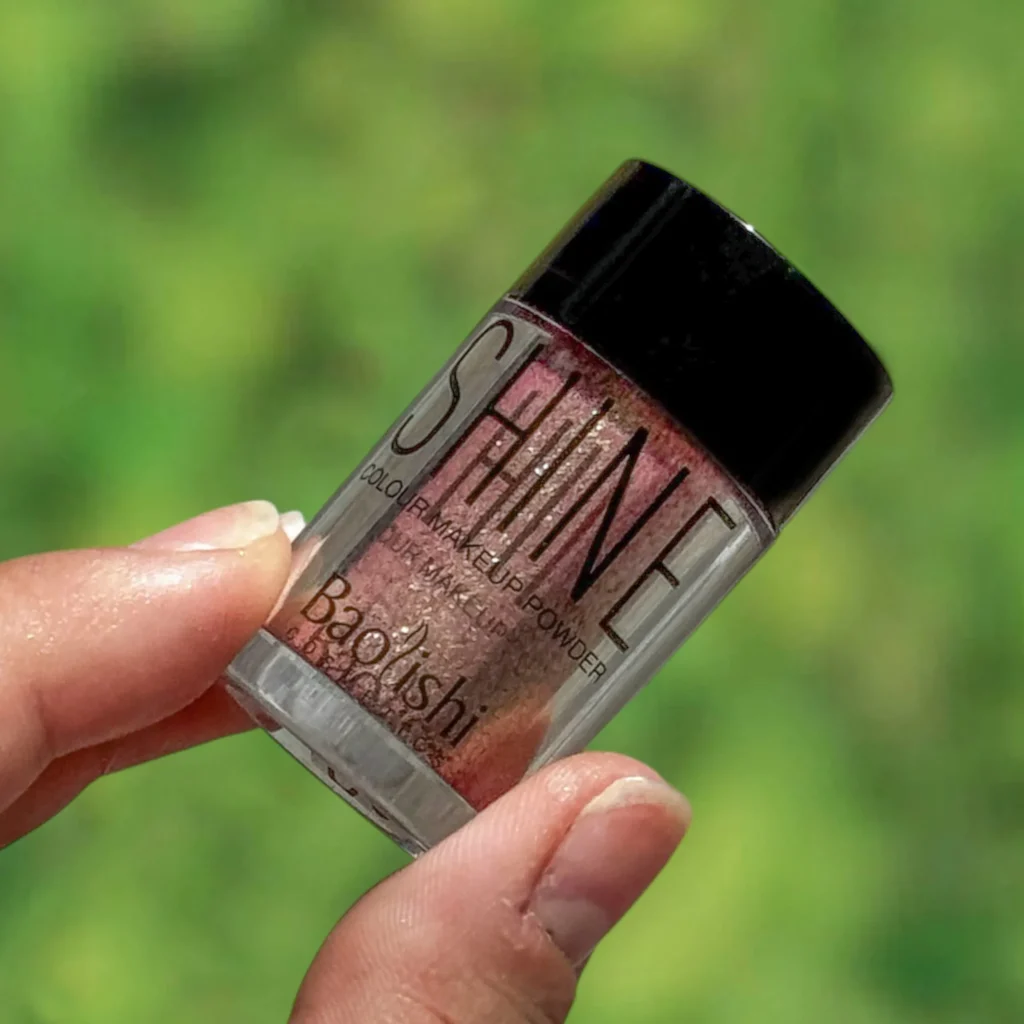 سايه شاین پودرى طلایی صورتی بائولیشی Baolishi کد ۱۲