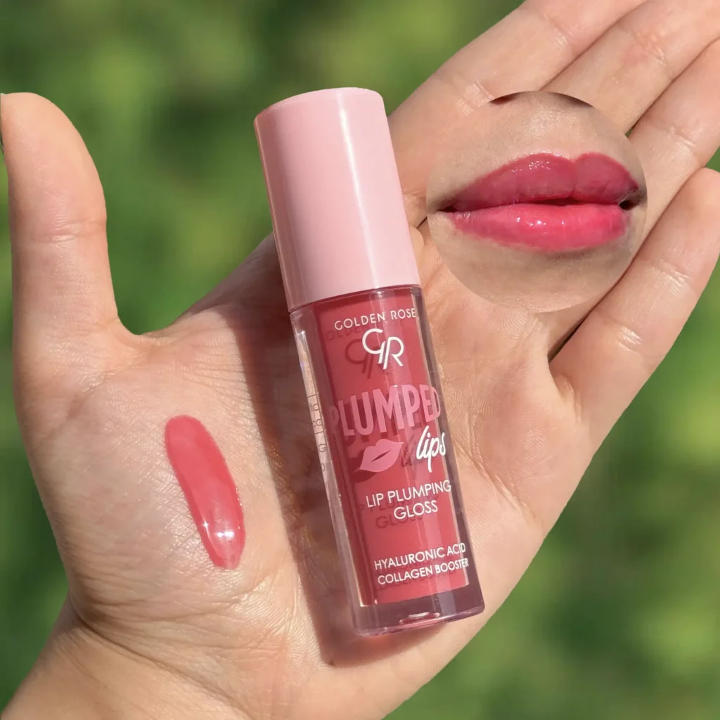 برق لب حجم دهنده سرخابی گلدن رز Golden Rose کد ۲۱۲